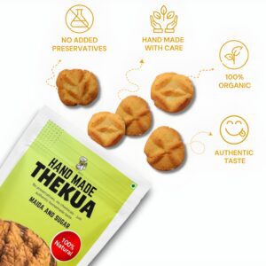 100% organic Maida and sugar thekua